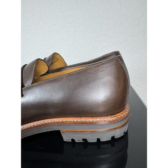 Beckett Simonon Men’s Brown Full-grain Leather Fuentes Penny Loafer Shoe Sz 11.5 main image 8
